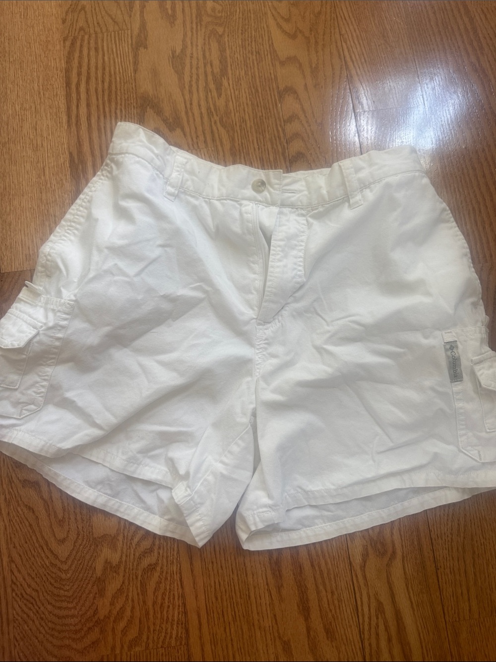 Columbia Women's White Cargo Shorts
